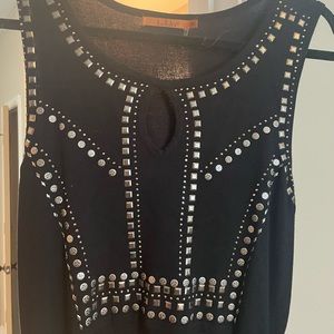 Black studded shirt